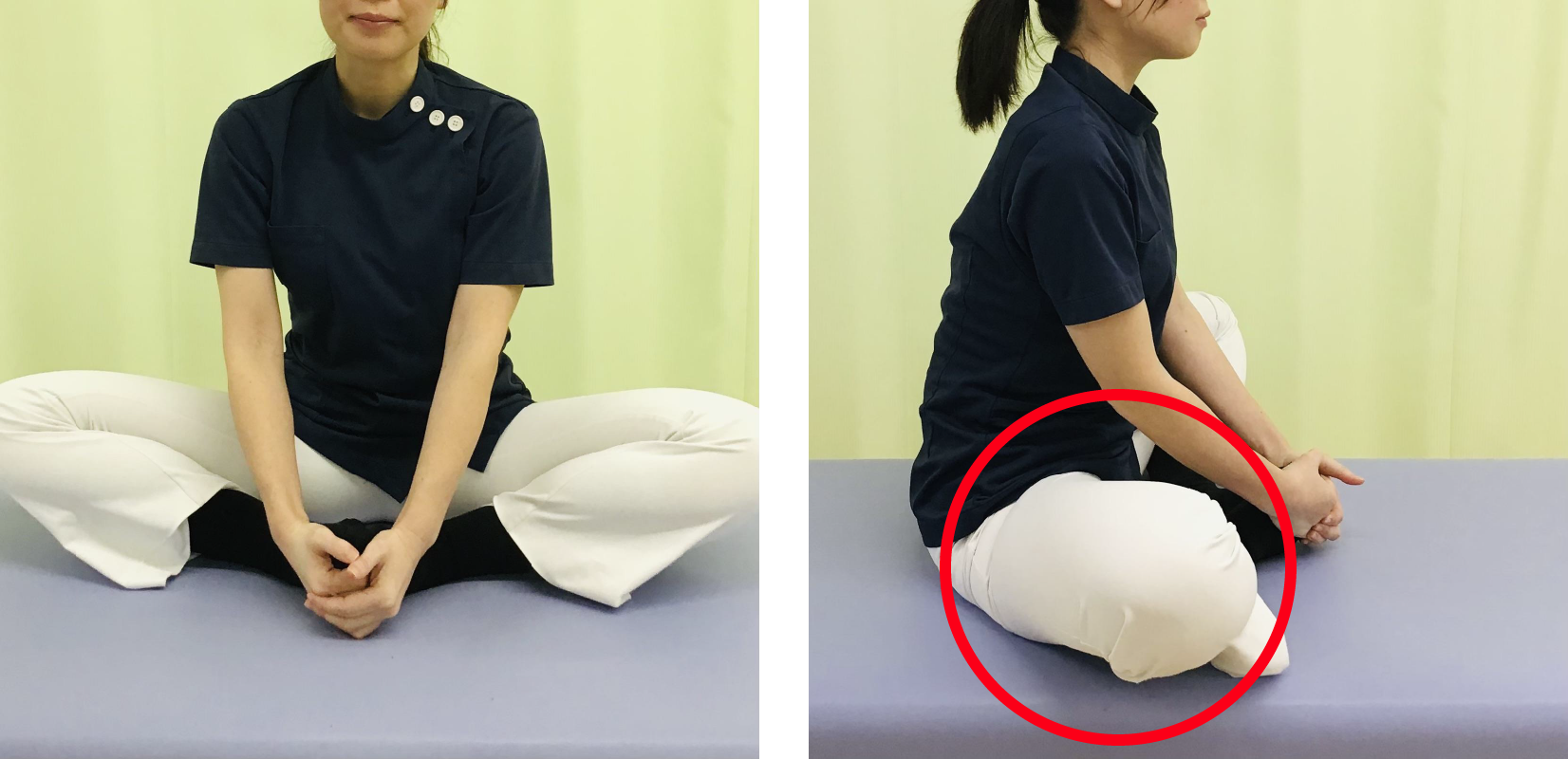 大内転筋ストレッチ