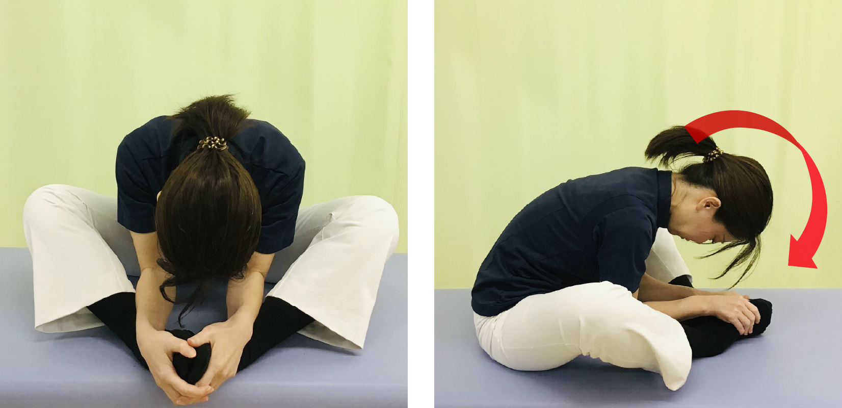 長内転筋ストレッチ